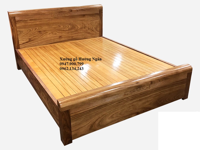 Giường ngủ gỗ Hương xám G72